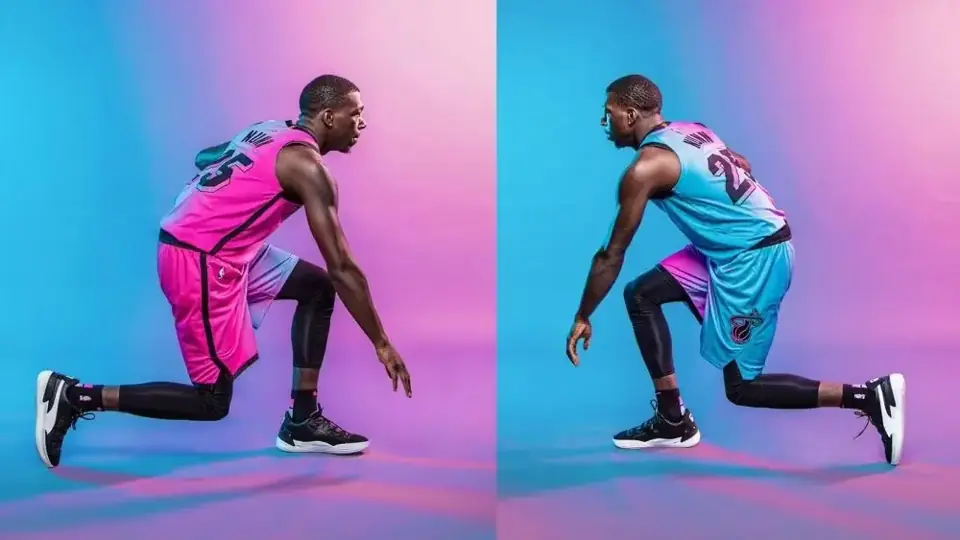 Foto 3 de Temporada 21 Heat de Miami edición ciudad con degradado, n.º 22 Jimmy Butler