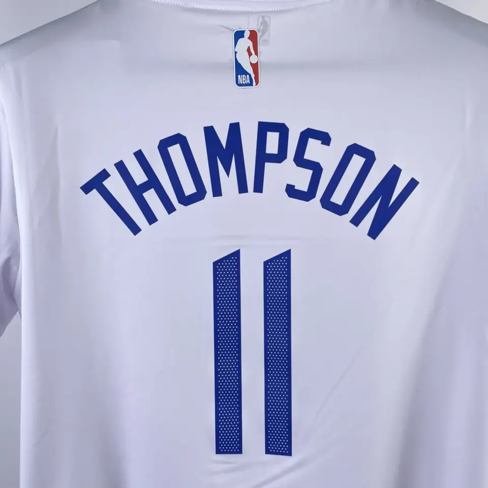 Foto 3 de Golden State Warriors blanco nº11 camiseta de manga corta de secado rápido