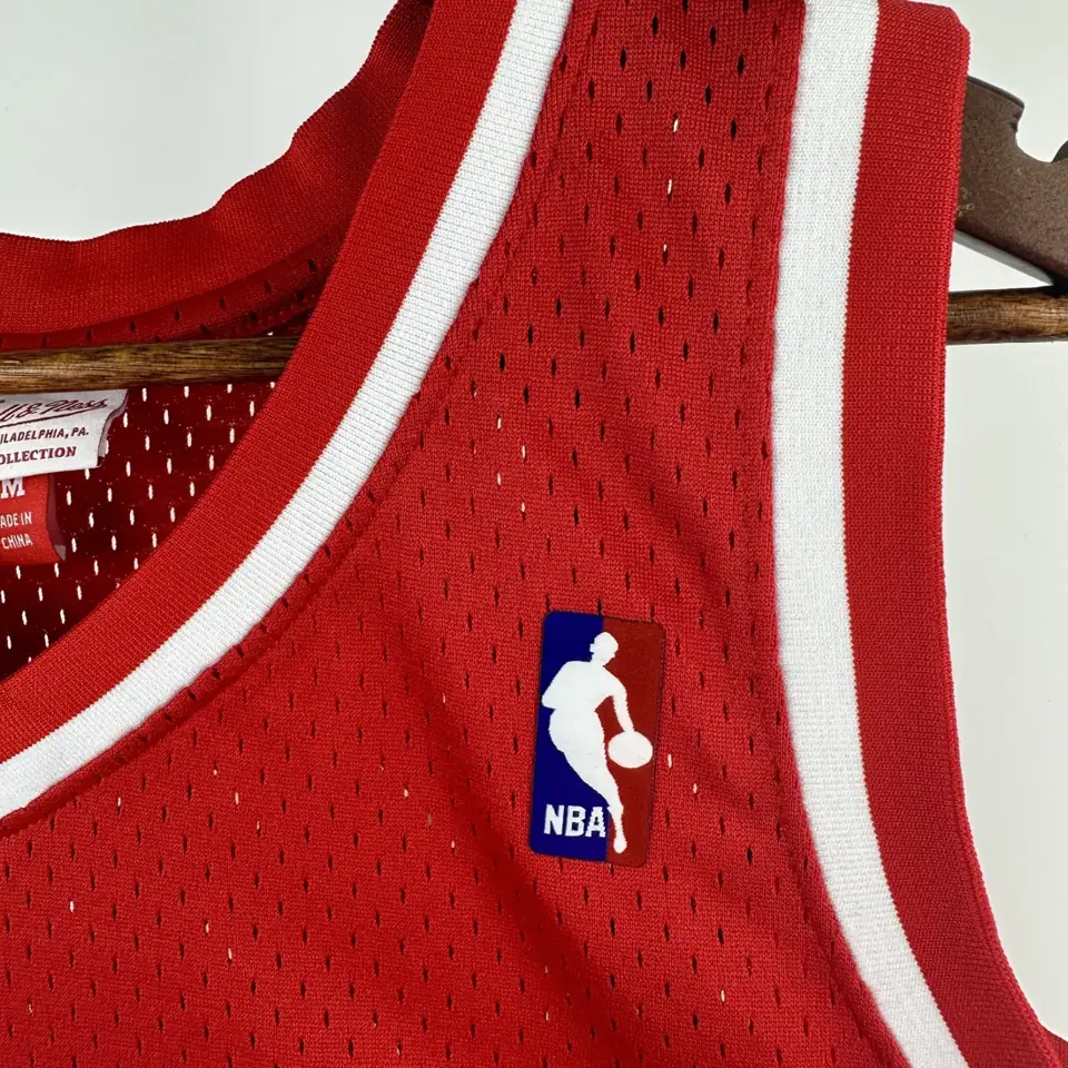 Foto 7 de MN camiseta retro de termopresión SW: 76ers temporada 96/97 novato roja nº 3 Iverson