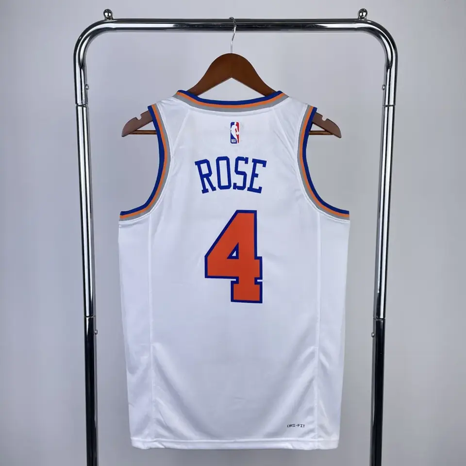 Foto 3 de Temporada 23 Knicks blanco n.º 4 Rose