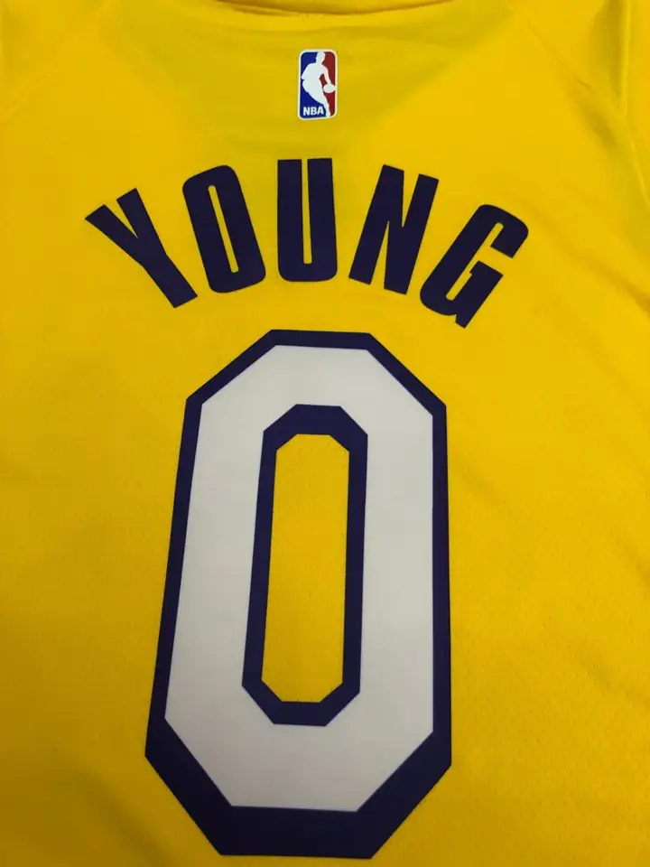 Foto 5 de Los Angeles Lakers amarillo cuello en V nº 0 Nick Young