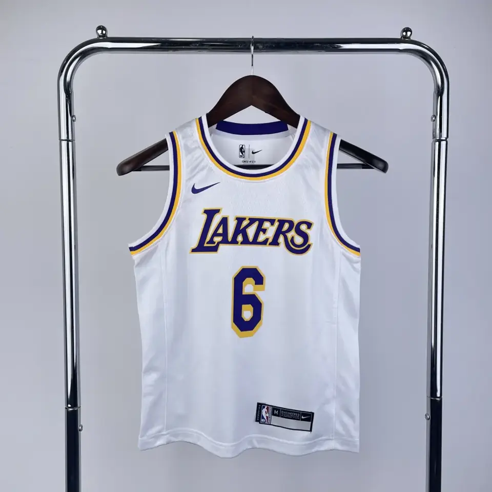 Foto 1 de Juvenil para niños: Lakers blanco nº 6 James