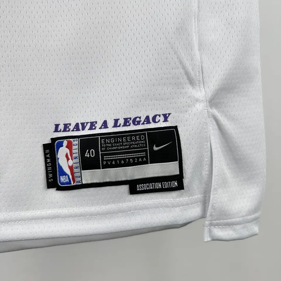 Foto 5 de Temporada 23 Lakers de Los Ángeles cuello redondo blanco número 0 Westbrook