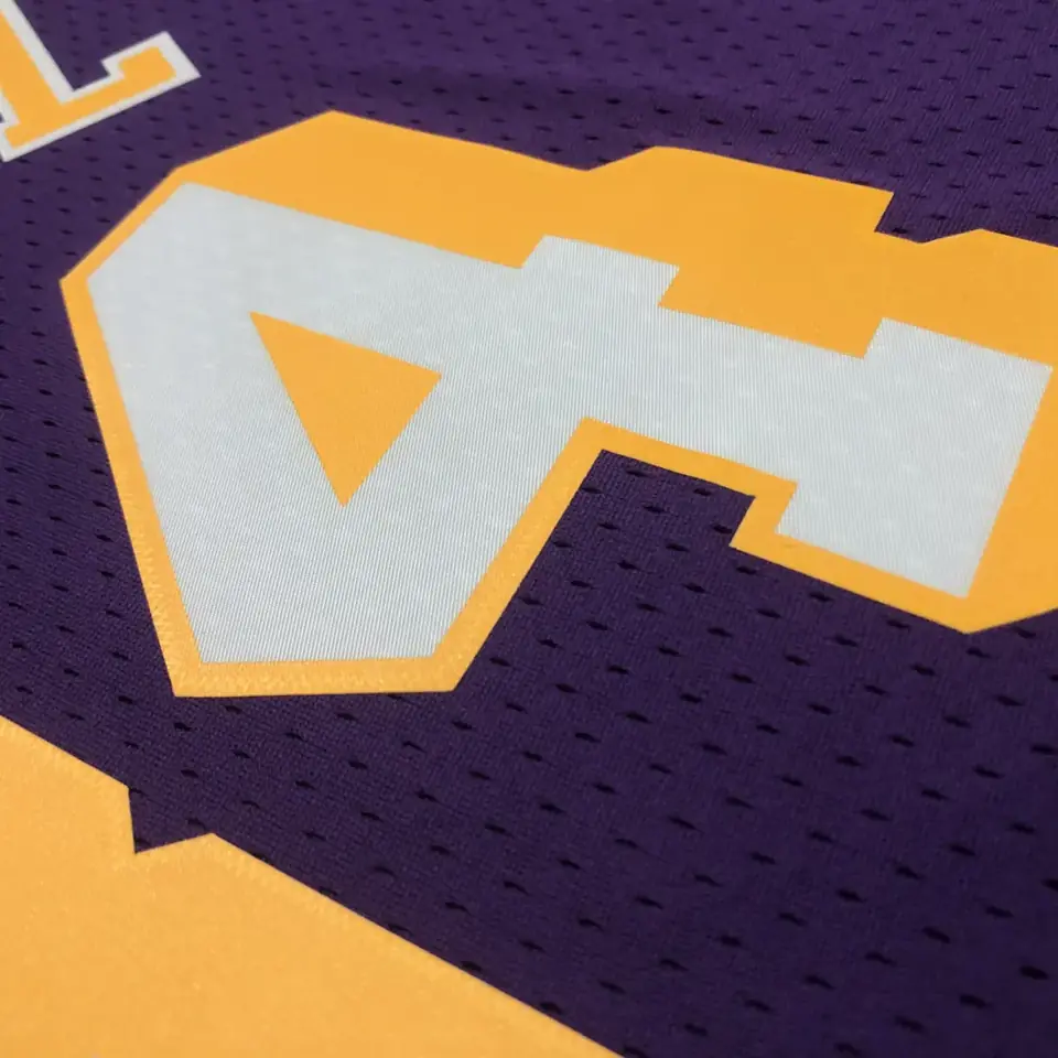 Foto 5 de Camiseta retro MN de termopresión: SW de los Lakers, temporada 96/97, cuello redondo, morada, nº 34 O'Neal