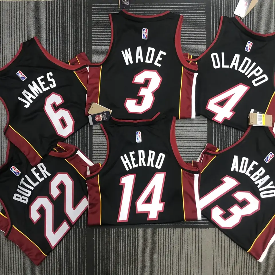 Foto 2 de 75 aniversario Miami Heat negro #22 Jimmy Butler