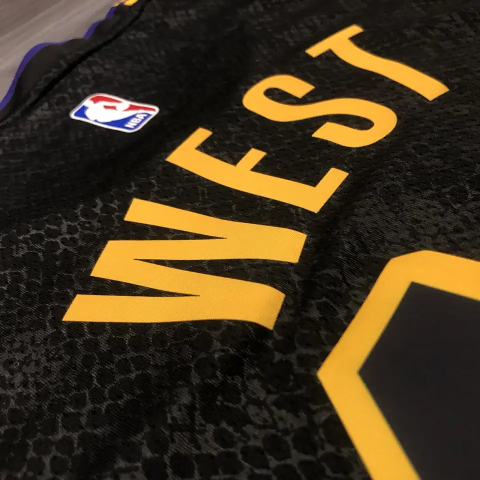 Foto 2 de Los Angeles Lakers estampado de serpiente nº 44 Jerry West