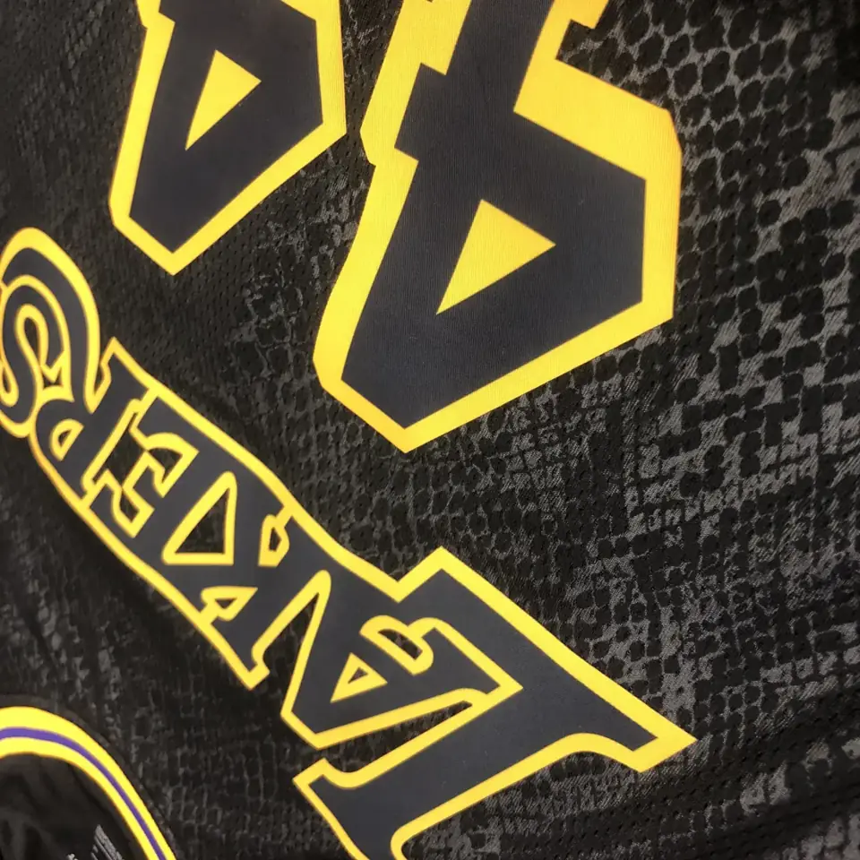 Foto 5 de Los Angeles Lakers estampado de serpiente nº 44 Jerry West