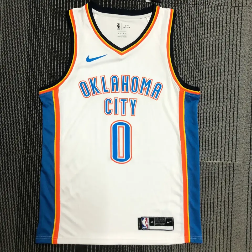 Foto 1 de Camiseta blanca de los Thunder n.º 0 Westbrook