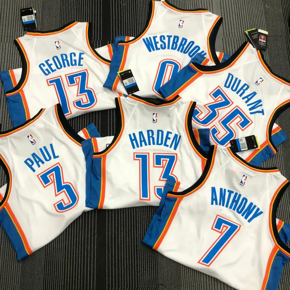 Foto 2 de Camiseta blanca de los Thunder n.º 0 Westbrook