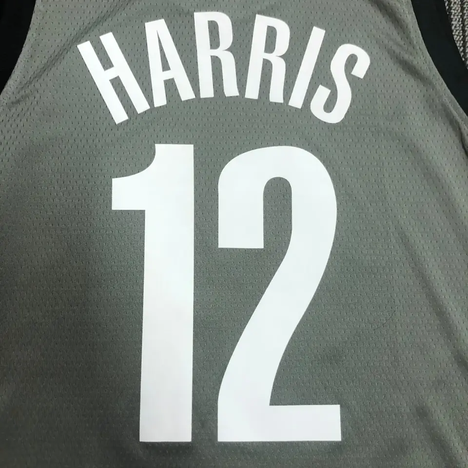 Foto 8 de Nets modelo Jumpman gris número 12 Harris