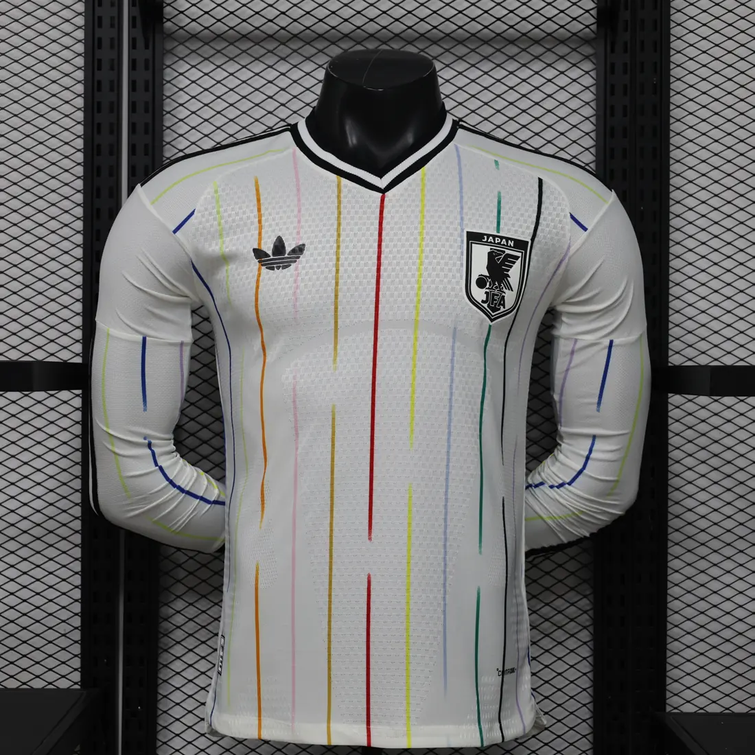 Foto 1 de Versión jugador 26.27 Japón visitante manga larga S-3XL
