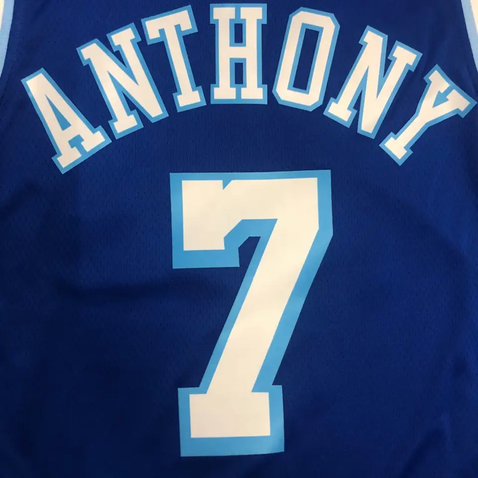 Foto 8 de Los Lakers Noche Latina (cuello alto) azul número 7 Anthony