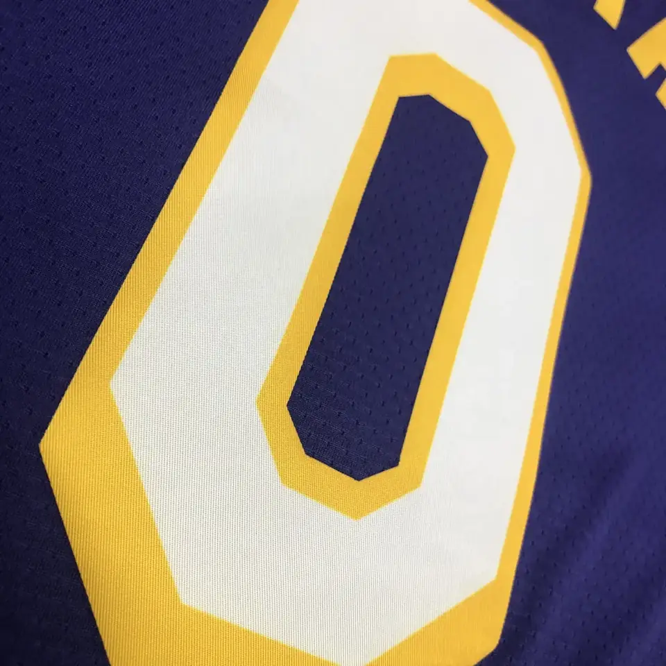 Foto 5 de Los Angeles Lakers morado cuello en V nº 0 Kyle Kuzma