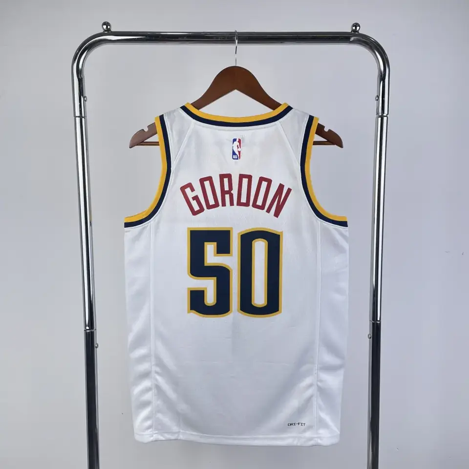 Foto 3 de Temporada 23 Denver Nuggets blanco n.º 50 Gordon