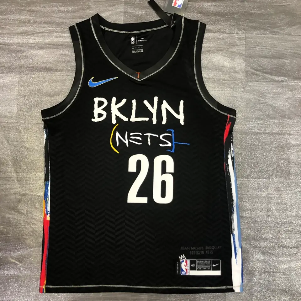 Foto 1 de Temporada 21 Nets de Brooklyn edición ciudad (estilo grafiti), n.º 26 Spencer Dinwiddie