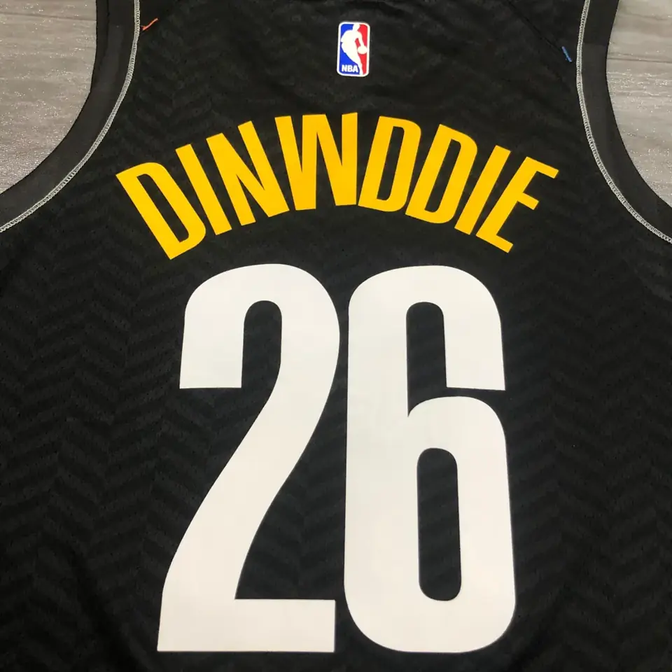 Foto 8 de Temporada 21 Nets de Brooklyn edición ciudad (estilo grafiti), n.º 26 Spencer Dinwiddie