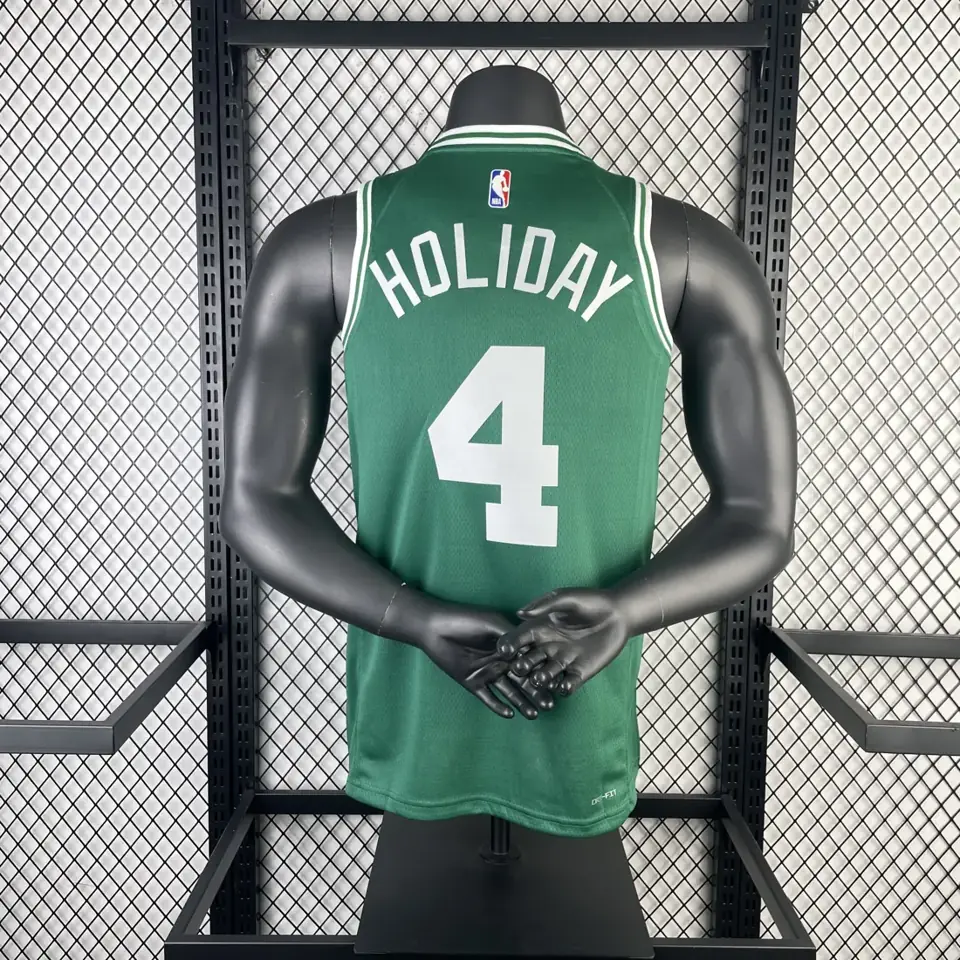 Foto 2 de Temporada 23 Celtics visitante verde número 4 Holiday