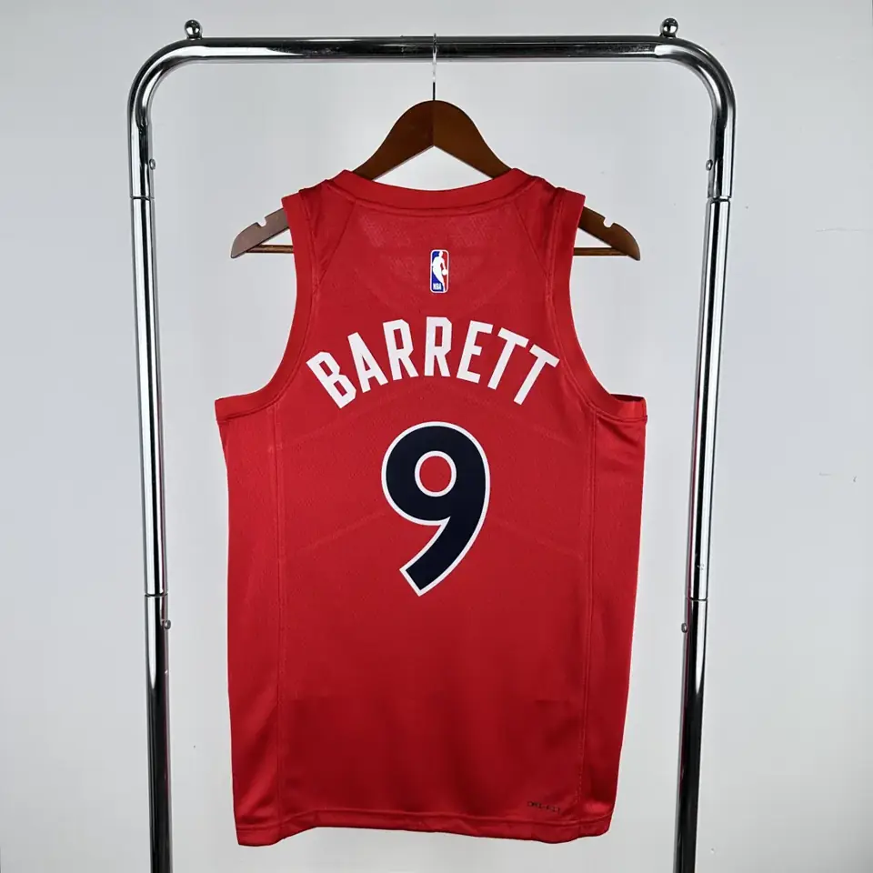 Foto 2 de Temporada 23 Raptors visitante rojo nº 9 Barrett