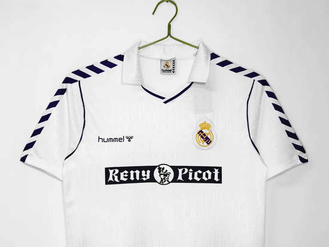 Foto 7 de Temporada 1988/90 Real Madrid local retro 8A