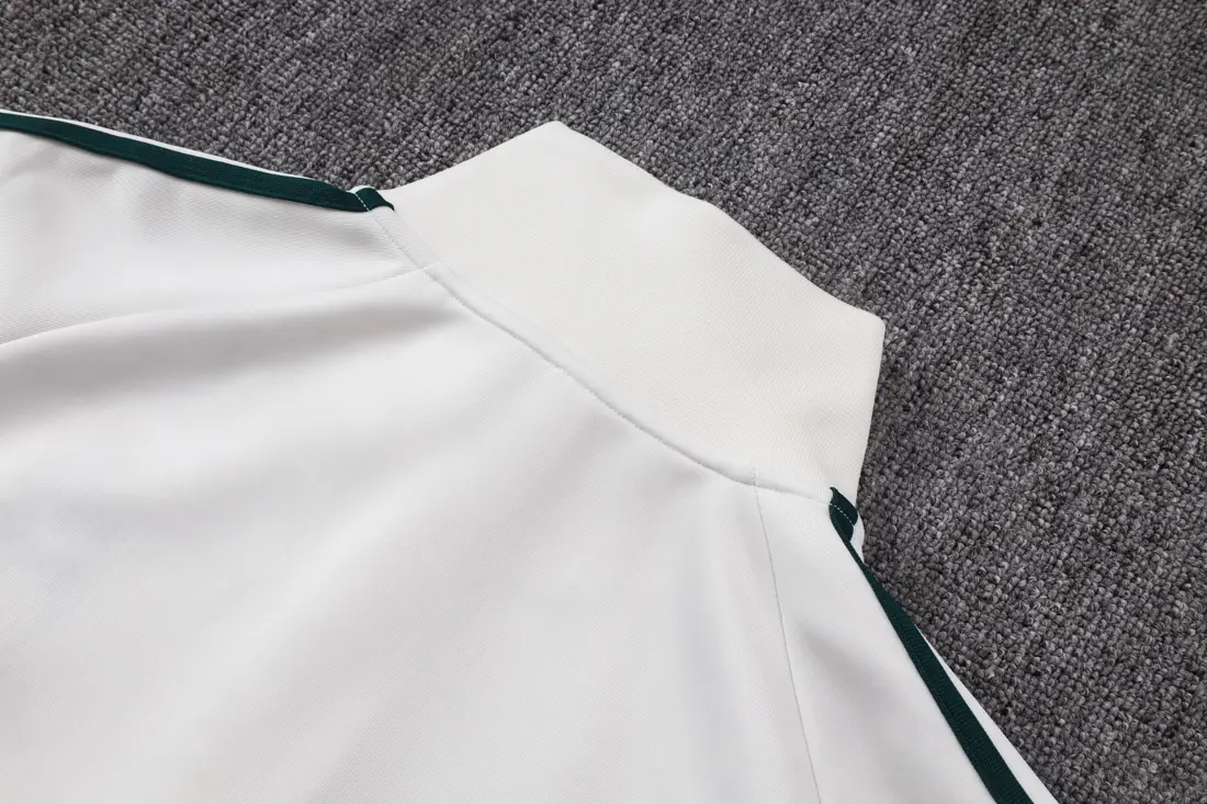 Foto 5 de A26092# 26/27 cremallera larga Real Madrid beige (con verde oscuro) Real Madrid