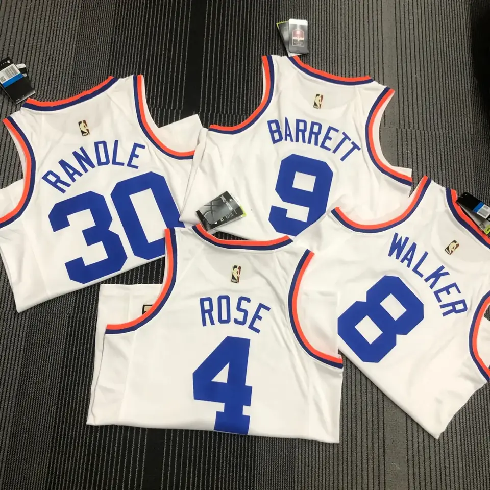 Foto 2 de Camiseta retro 75.º aniversario de los Knicks n.º 30 Randle