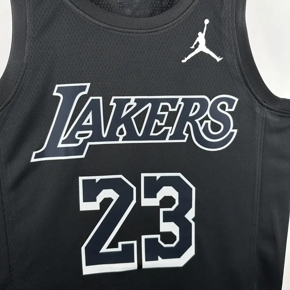 Foto 4 de Lakers negro Edición Homenaje #23 LeBron James