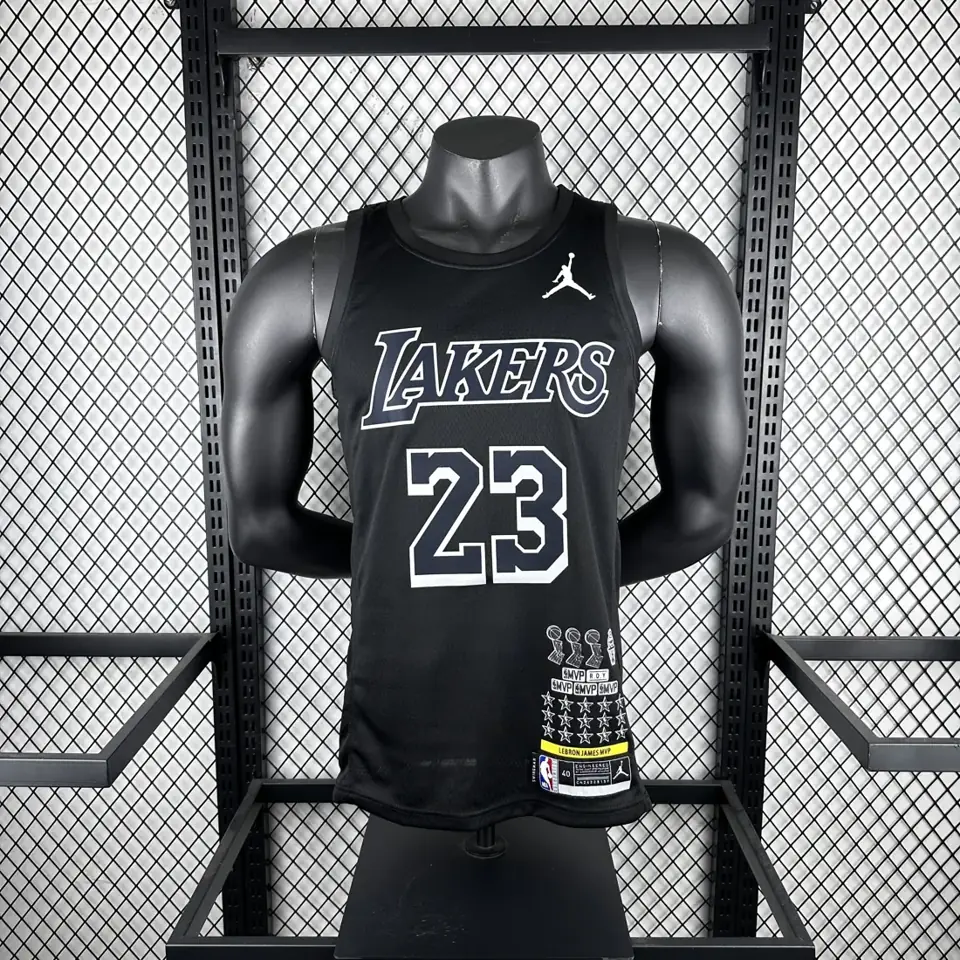 Foto 7 de Lakers negro Edición Homenaje #23 LeBron James