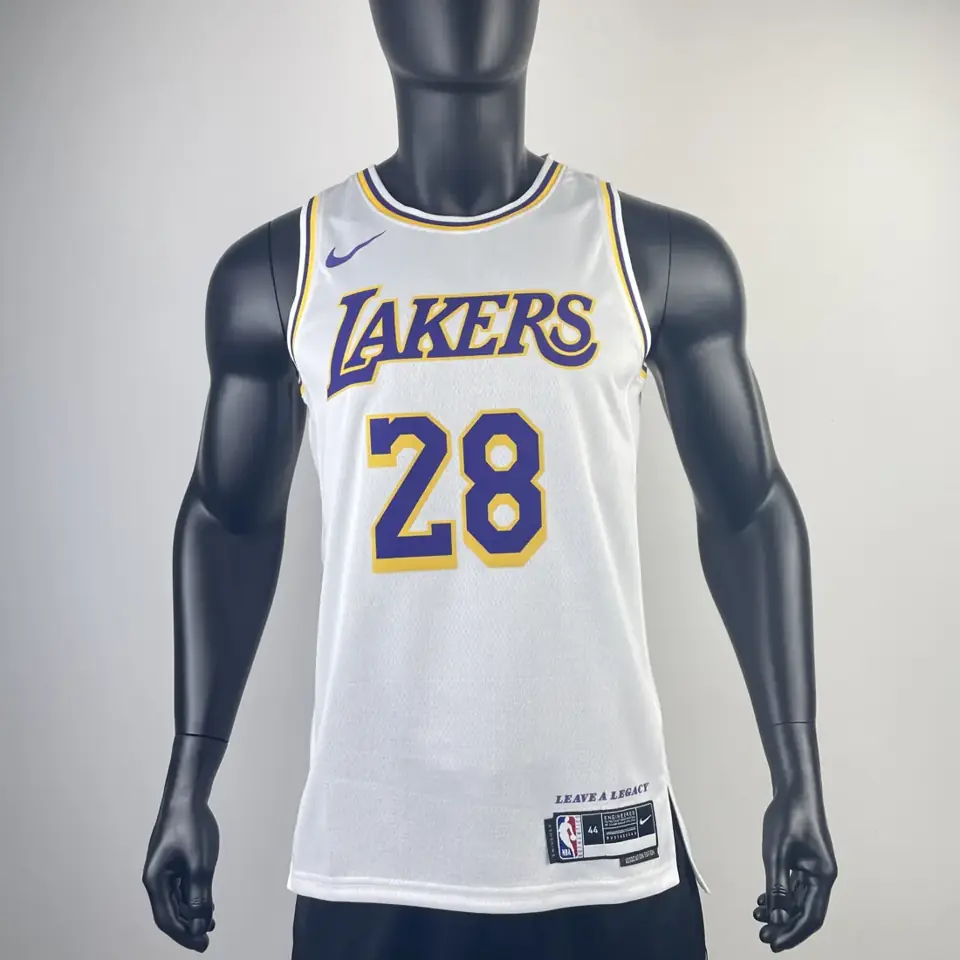 Foto 3 de Personalizado sin cambios ni devoluciones: temporada 23 Los Angeles Lakers blanco nº28 Hachimura