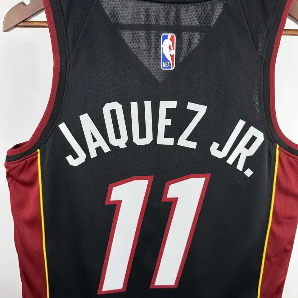 Foto 8 de Heat cuello en V visitante negro n.º 11 Jaquez