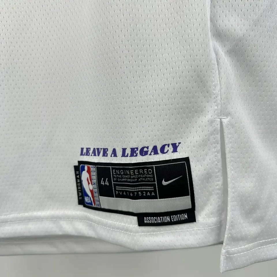 Foto 6 de Temporada 23 Los Angeles Lakers Blanco de cuello redondo Nº 5 Ayton