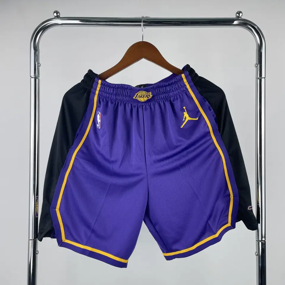 Foto 1 de Temporada 23 Lakers edición Jordan limitada pantalones cortos
