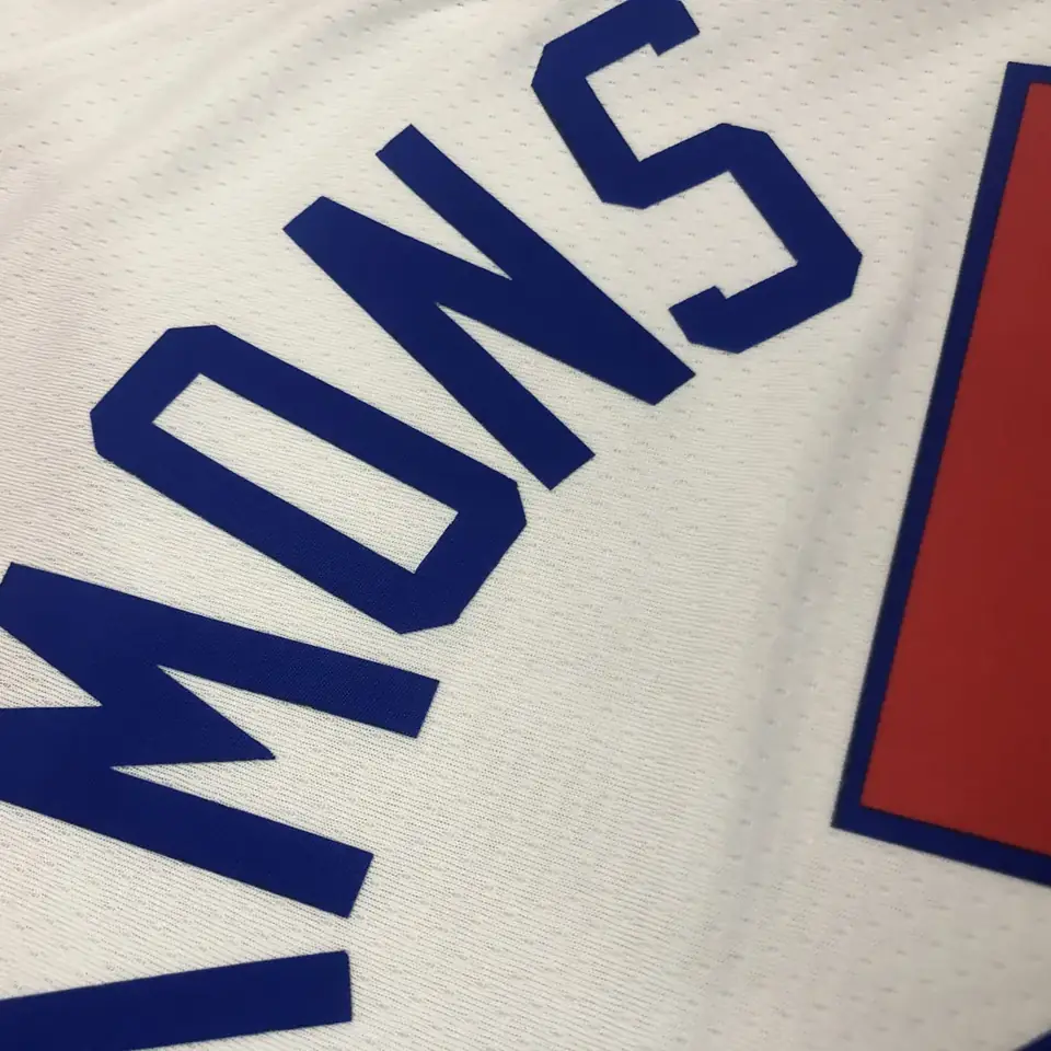 Foto 6 de Temporada 21 Philadelphia 76ers retro cursiva limitada, nº 25 Ben Simmons