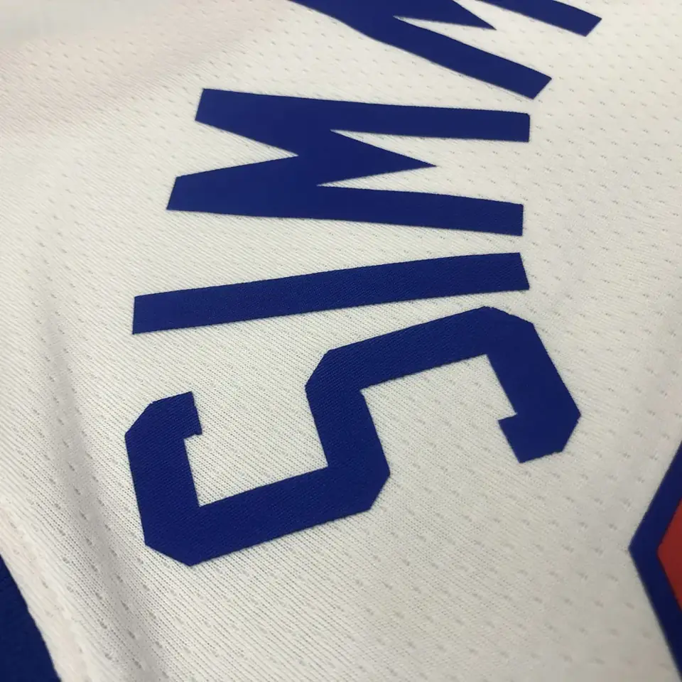 Foto 7 de Temporada 21 Philadelphia 76ers retro cursiva limitada, nº 25 Ben Simmons