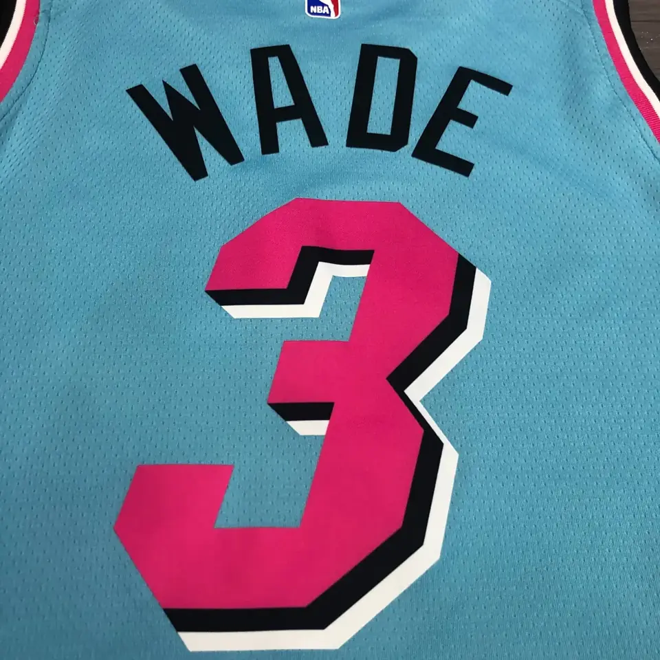Foto 8 de Heat cuello redondo azul nº 3 Dwyane Wade