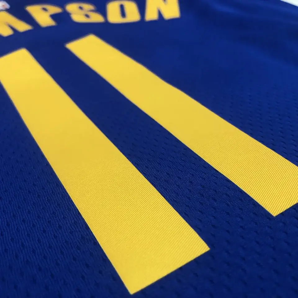 Foto 5 de Temporada 20 Golden State Warriors cuello en V, azul, nº 11 Klay Thompson