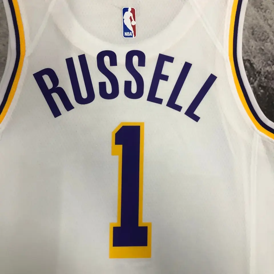 Foto 3 de Lakers cuello redondo blanco nº 1 Russell