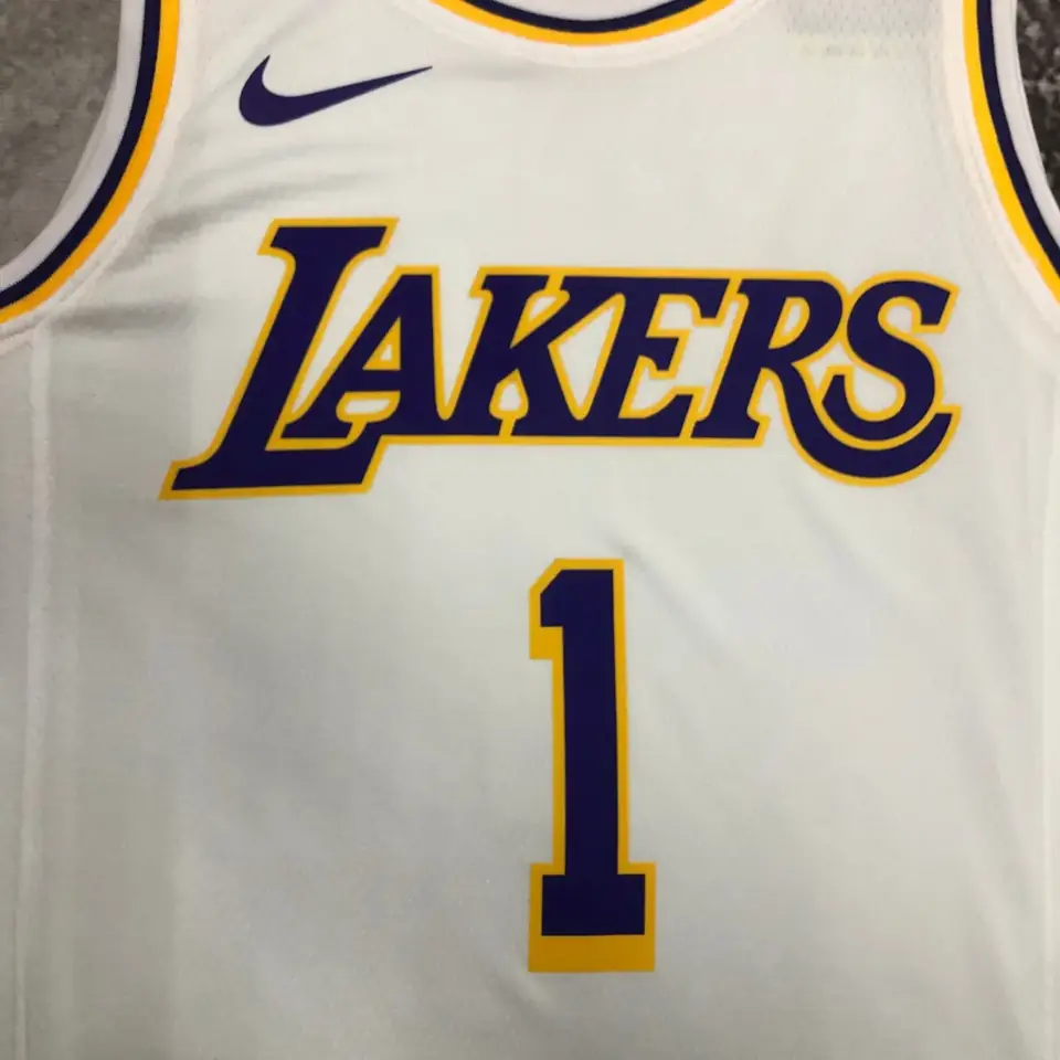 Foto 4 de Lakers cuello redondo blanco nº 1 Russell