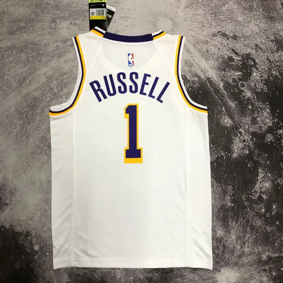 Foto 5 de Lakers cuello redondo blanco nº 1 Russell