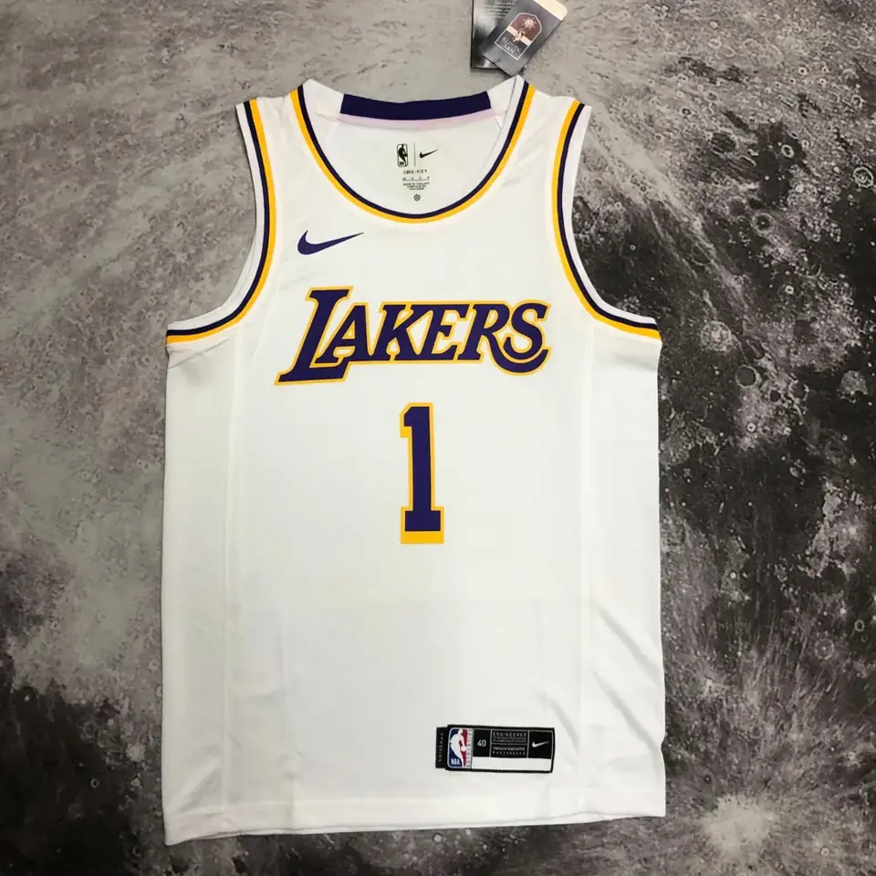 Foto 6 de Lakers cuello redondo blanco nº 1 Russell