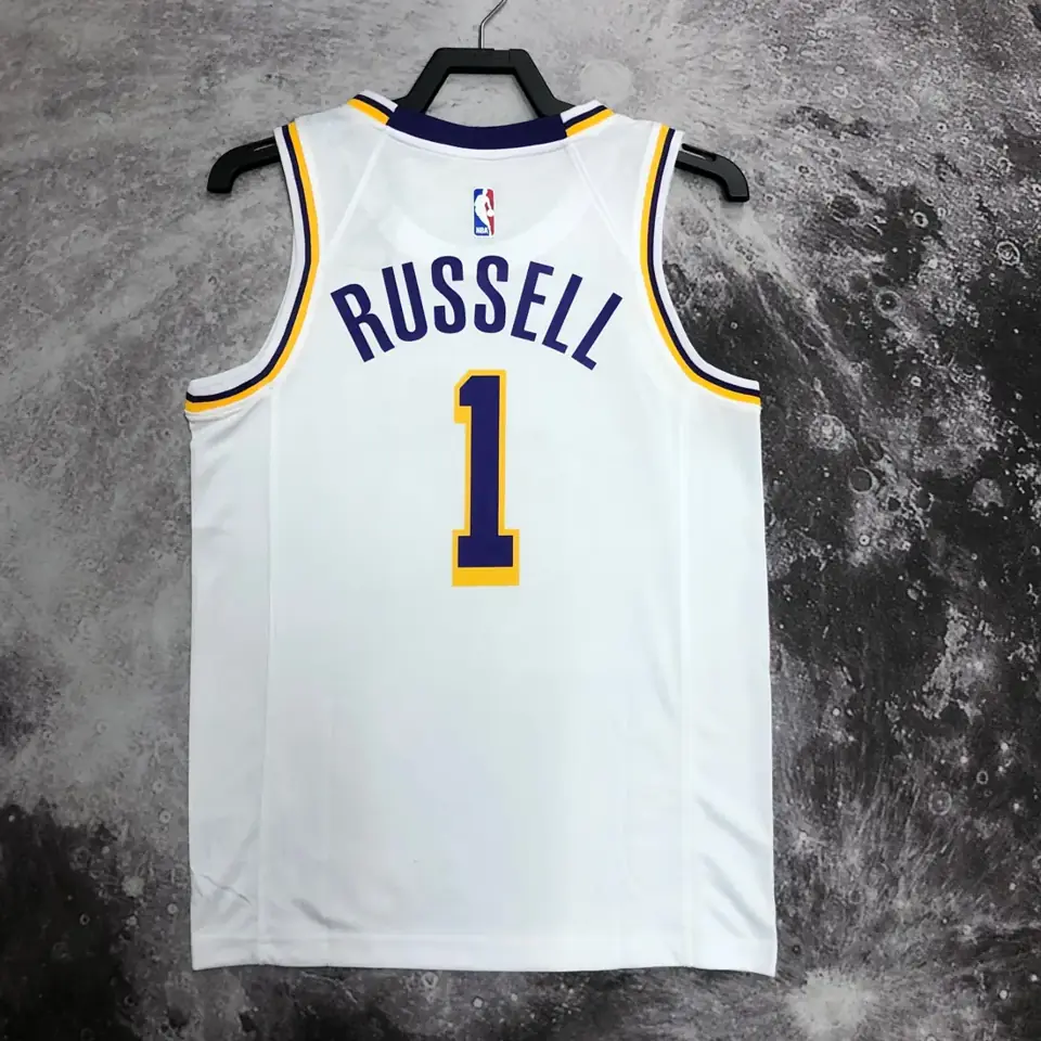 Foto 7 de Lakers cuello redondo blanco nº 1 Russell