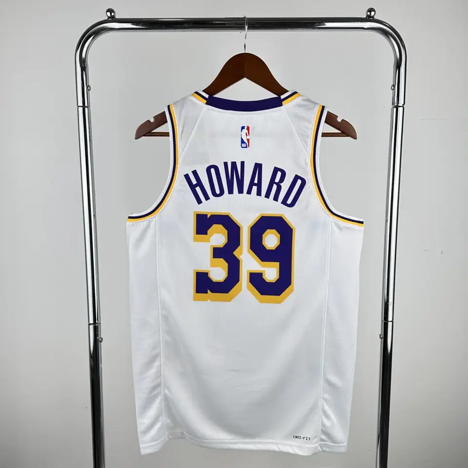Foto 2 de Lakers cuello redondo blanco nº 39 Howard