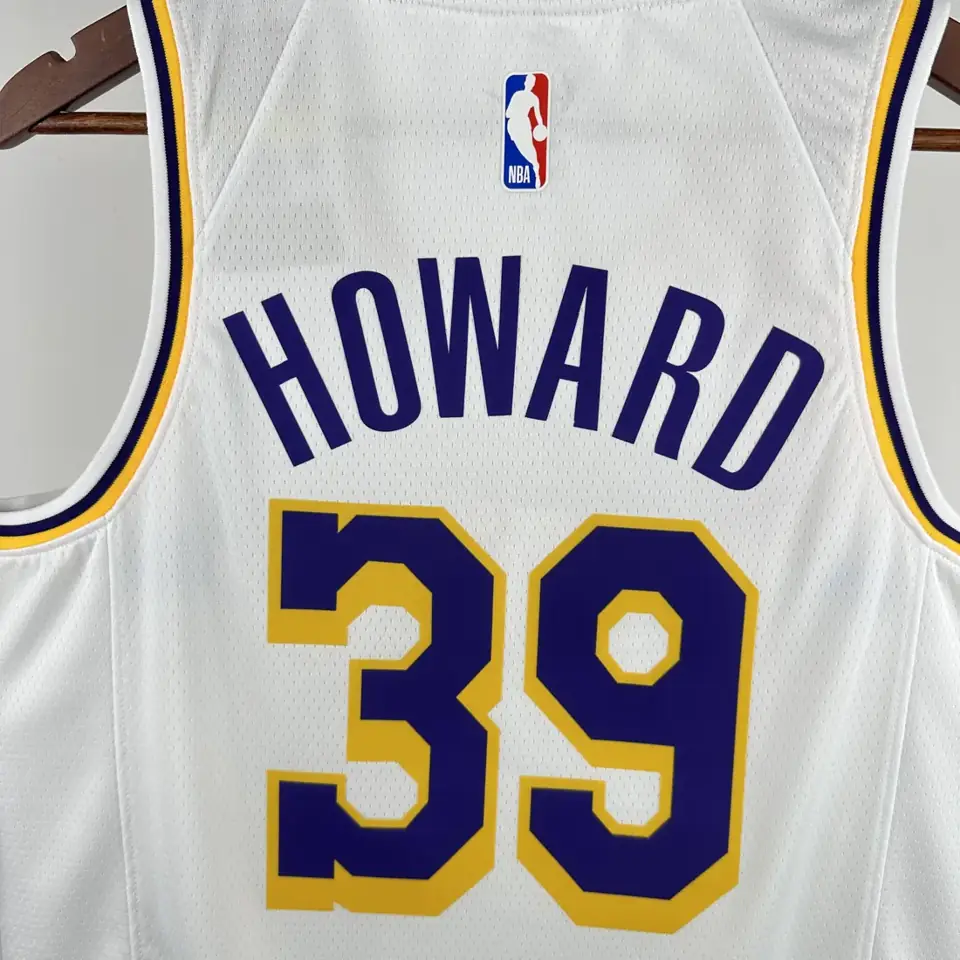 Foto 7 de Lakers cuello redondo blanco nº 39 Howard