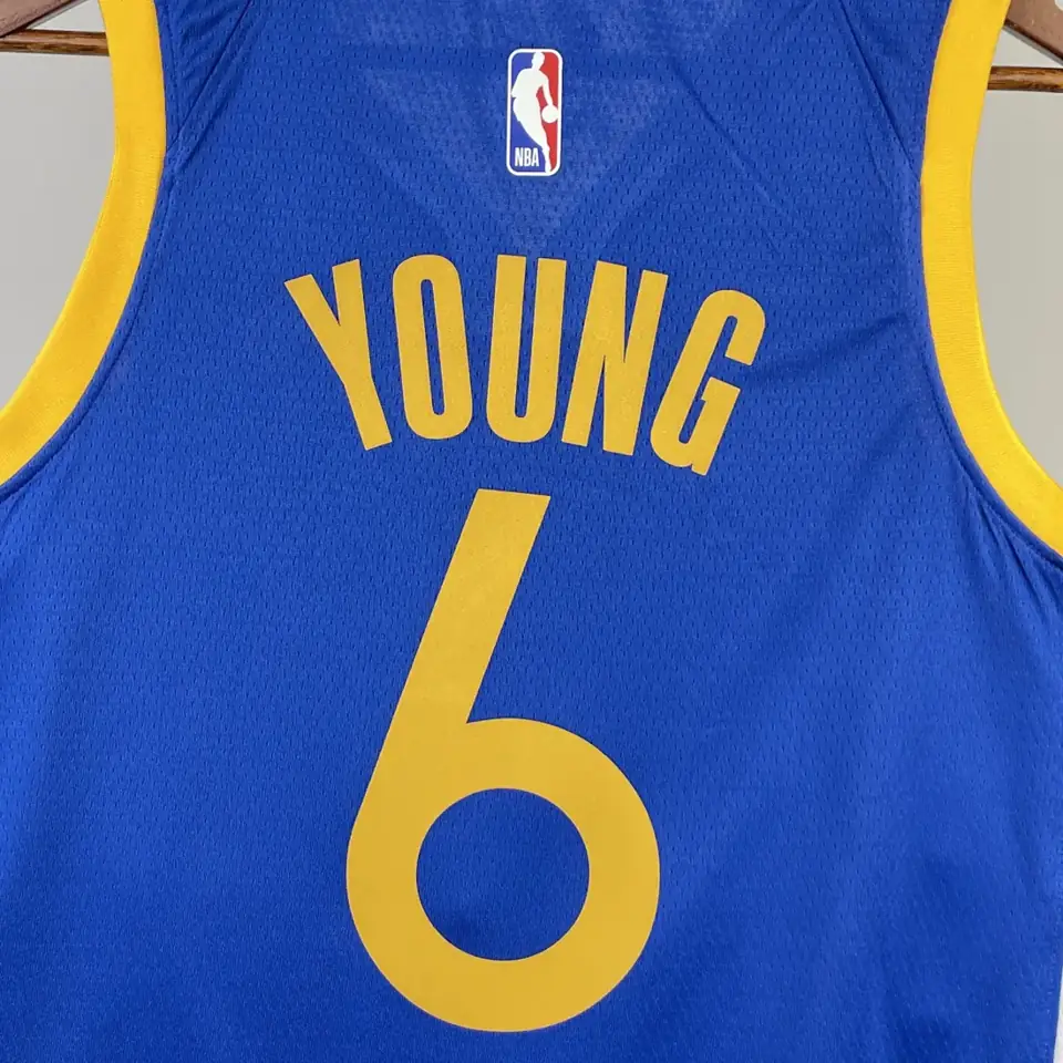Foto 8 de Temporada 23 Golden State Warriors visitante azul número 6 Nick Young