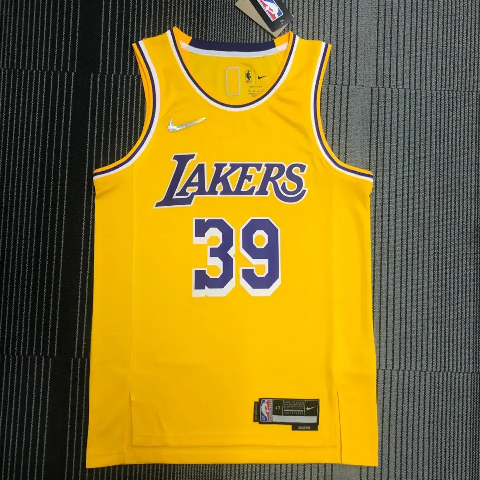 Foto 1 de 75º aniversario Lakers de Los Ángeles amarillo número 39 Dwight Howard