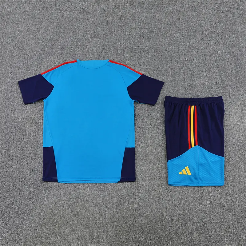 Foto 7 de 26/27 camiseta de manga corta de España azul turquesa [dos estrellas]