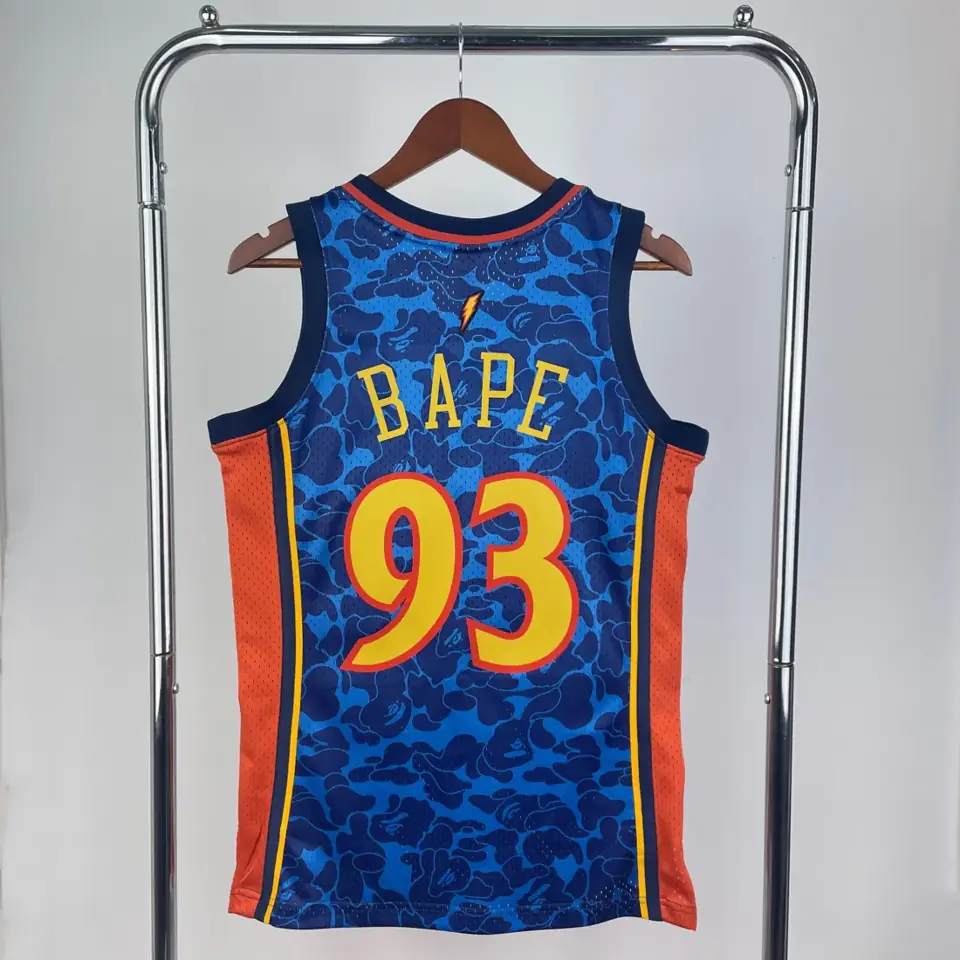 Foto 2 de Camiseta colaborativa BAPE×M&N: Golden State Warriors Cabeza de Simio