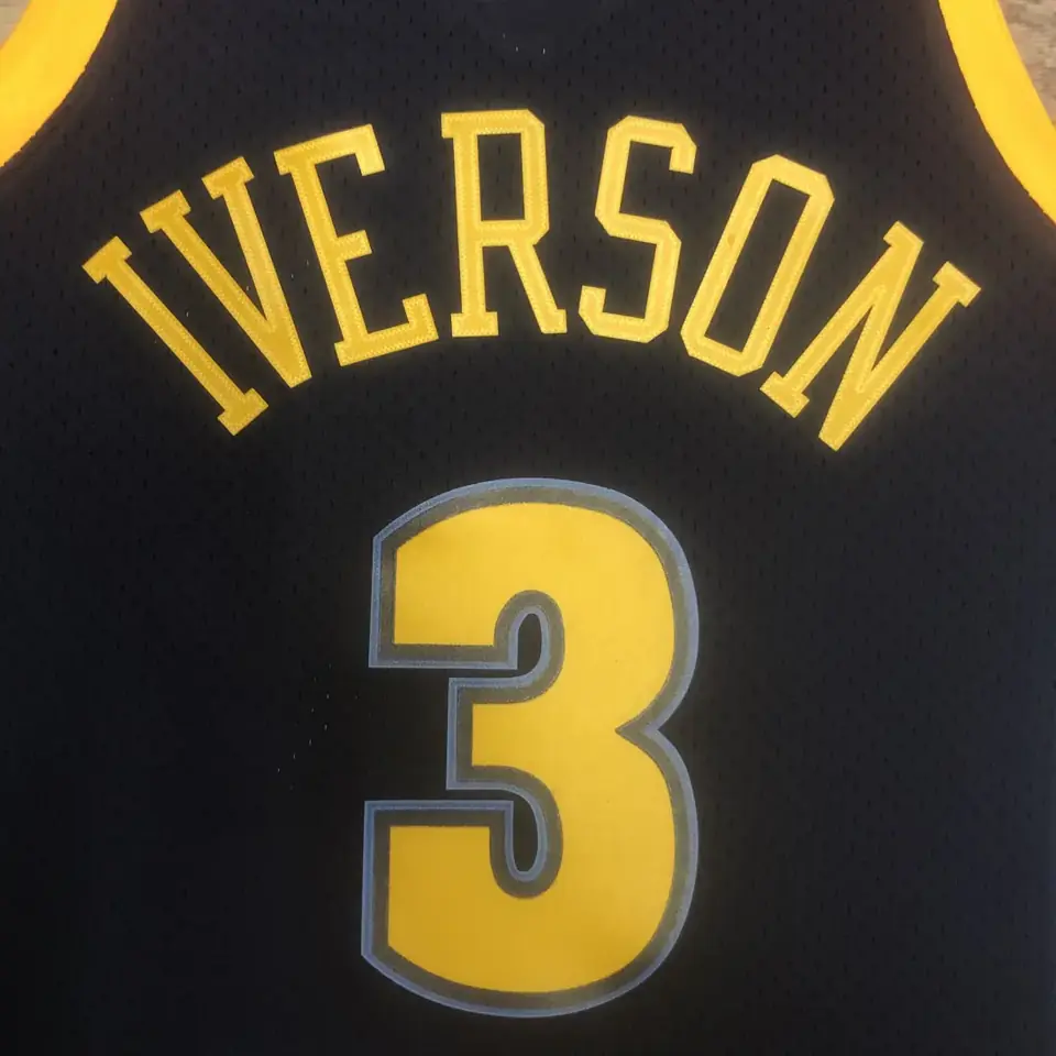 Foto 6 de Camiseta retro MN termoimpresa: SW Denver Nuggets temporada 06/07 azul marino n.º 3 Iverson