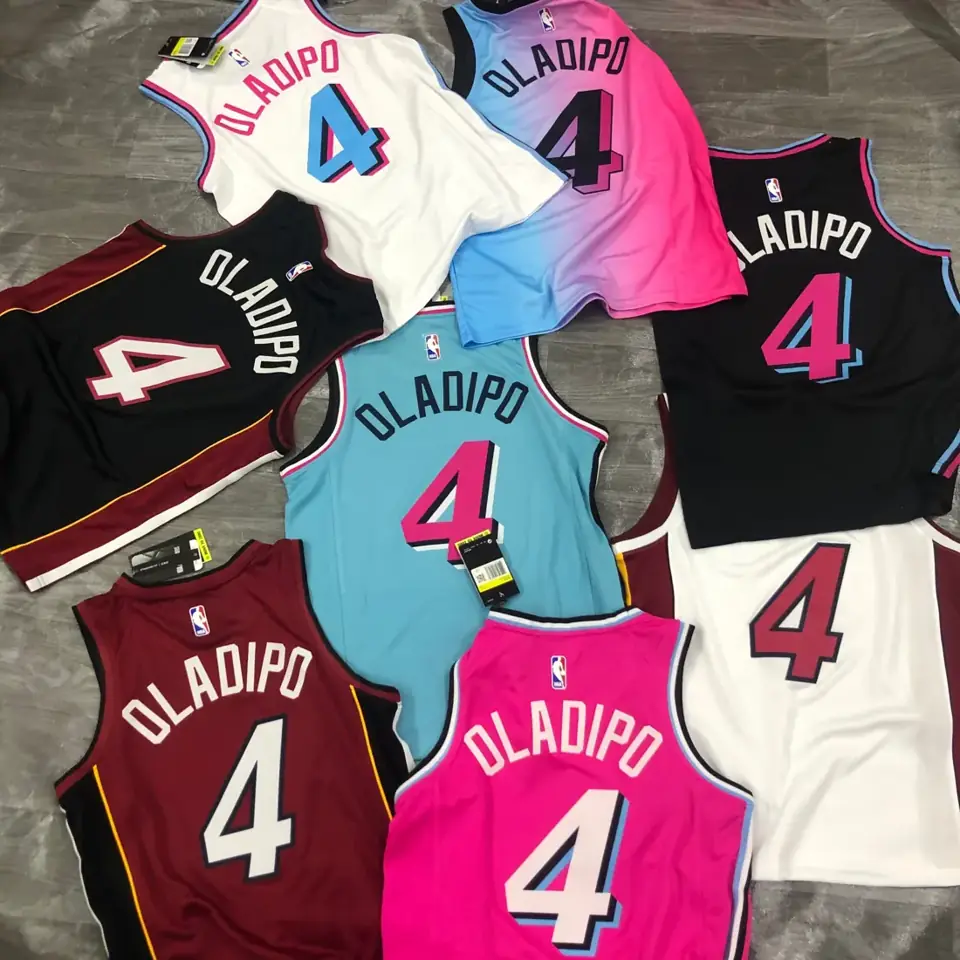 Foto 2 de Miami Heat cuello redondo rosa nº 4 Oladipo