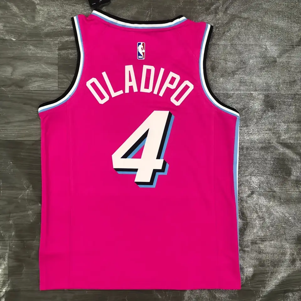 Foto 4 de Miami Heat cuello redondo rosa nº 4 Oladipo