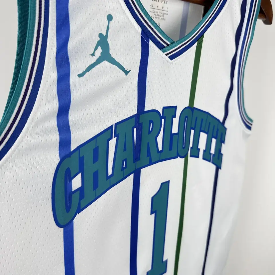 Foto 3 de Temporada 2019 Hornets retro blanco nº 1 Ball